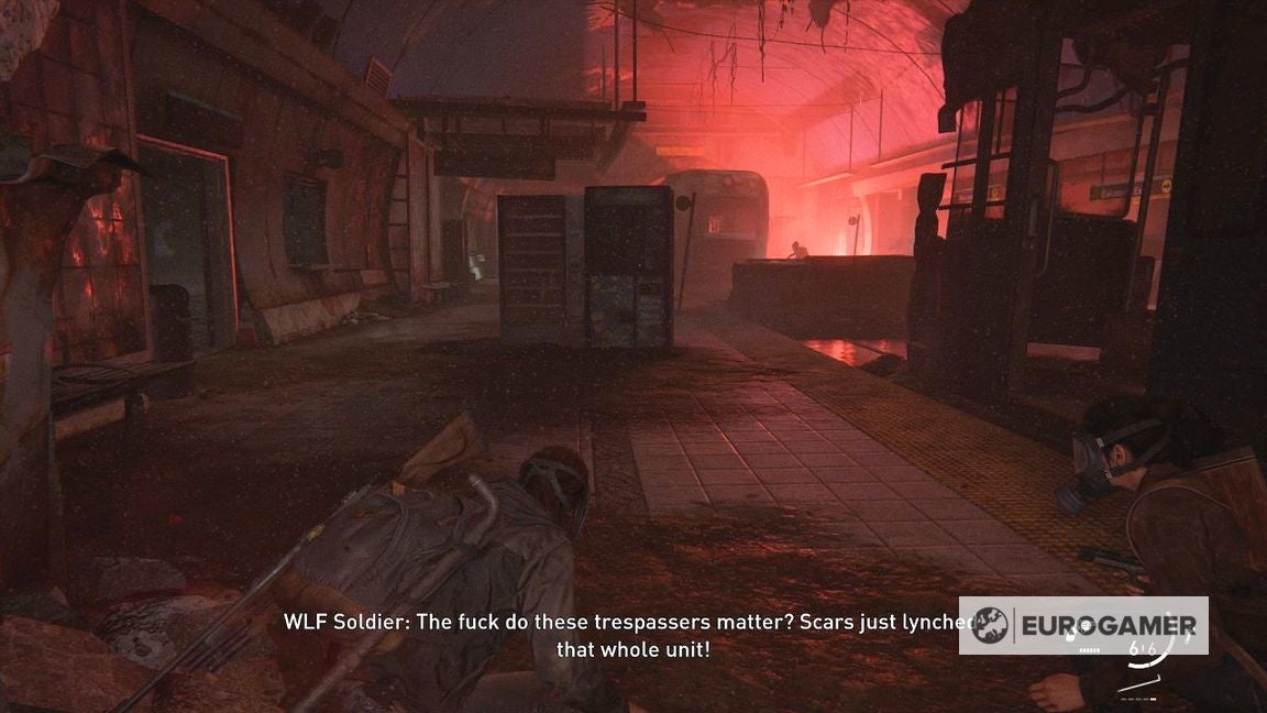 The Last of Us Part 2 The Tunnels All items, vending machine puzzle